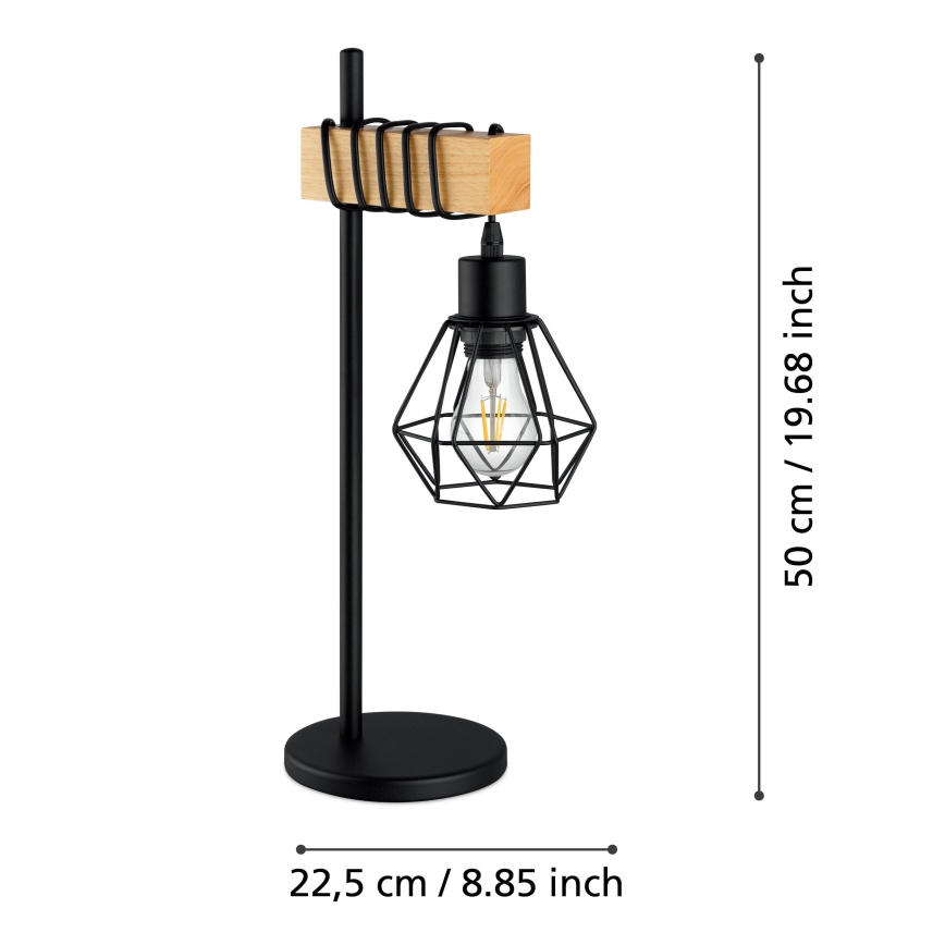 Eglo - Laualamp TOWNSHEND 1xE27/60W/230V
