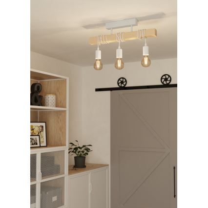 Eglo - Pinnale kinnitatav lühter TOWNSHEND 3xE27/60W/230V