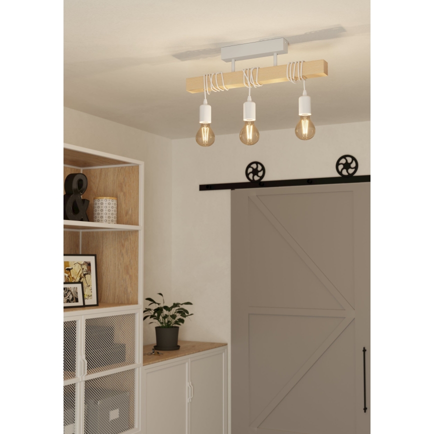 Eglo - Pinnale kinnitatav lühter TOWNSHEND 3xE27/60W/230V