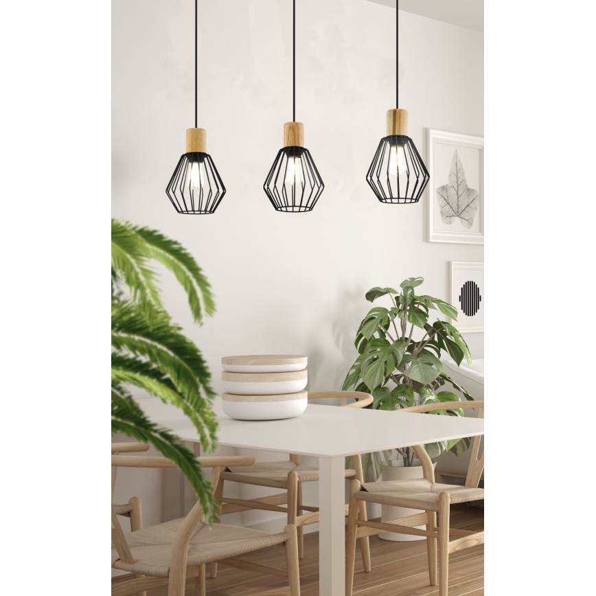 Eglo - Lühter 3xE27/60W/230V