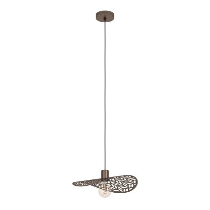 Eglo - rippvalgusti kaabliga 1xE27/60W/230V, läbimõõt 40 cm, pronksivärvi