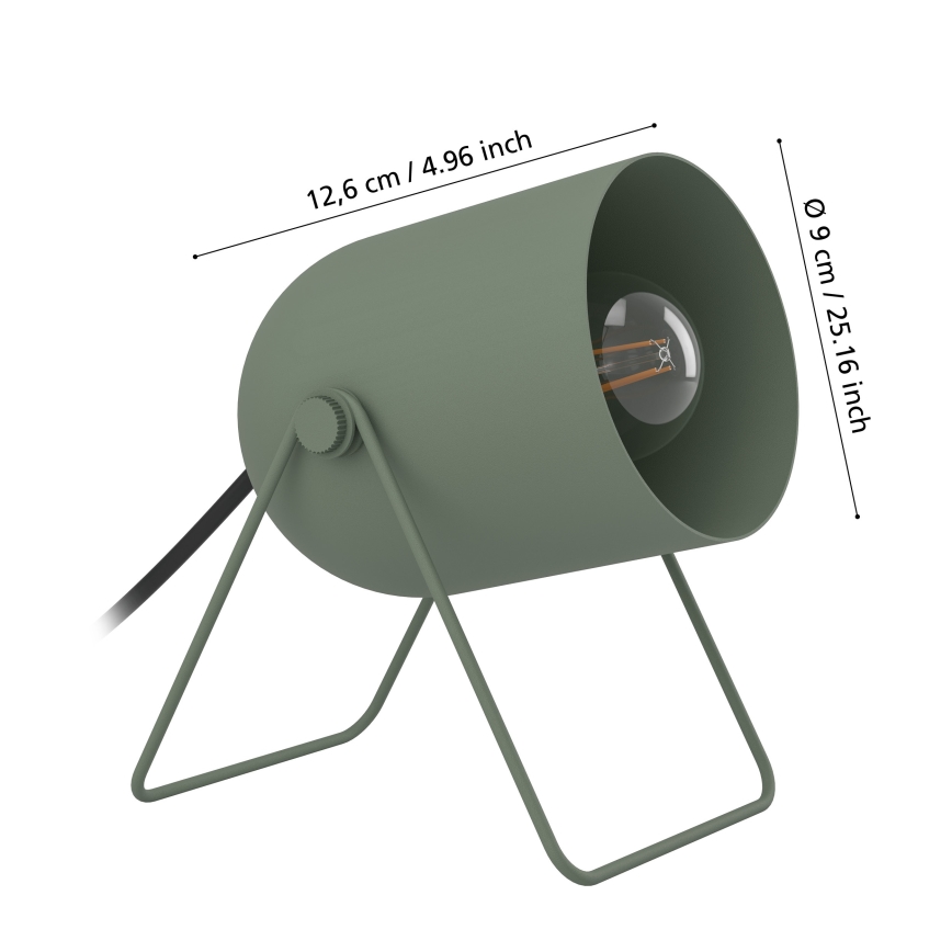 Eglo - laualamp 1xE14/8W/230V roheline