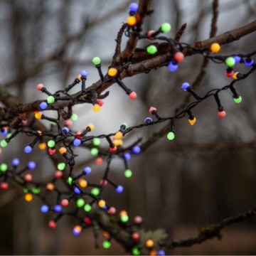 Eglo 472-53  -LED Väli jõuluteemaline valguskett 700xLED/8 funktsiooni 14m mitmevärviline IP44