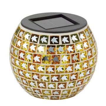 EGLO 47217 - Päikesepatareiga valgusti BLATT 1xLED/0.03W oranž