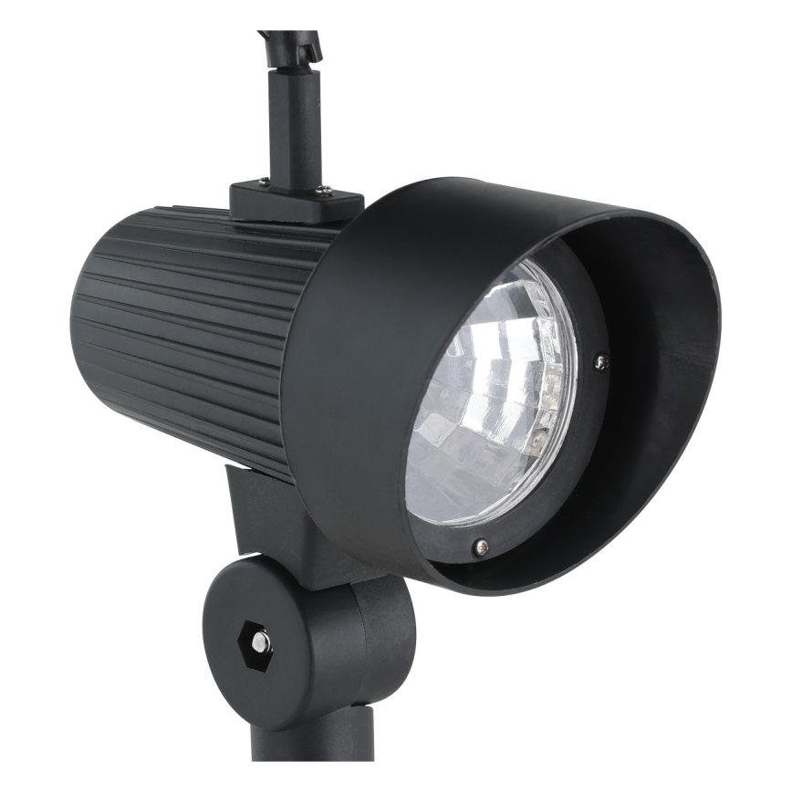 Eglo - komplekt 3x LED päikeselampe anduriga LED/200 mAh IP44 must