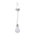 Eglo 48514 - LED Päikesepaneeliga rippvalgusti LED/0,06W/1,2V 150mAh IP44 läikiv kroom