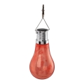 Eglo 48624 - LED Päikesepaneeliga valgusti LED/0,06W/80 mAh punane