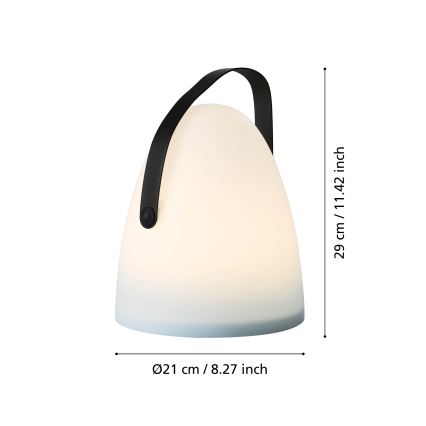 Eglo 48841 - LED Väli põrandalamp COLLIRADOS LED/3xAA IP44