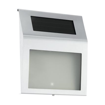 Eglo 48875 - LED Päikesepaneeliga majanumber LED/1,2W/1,2V 300 mAh IP44 matt kroom