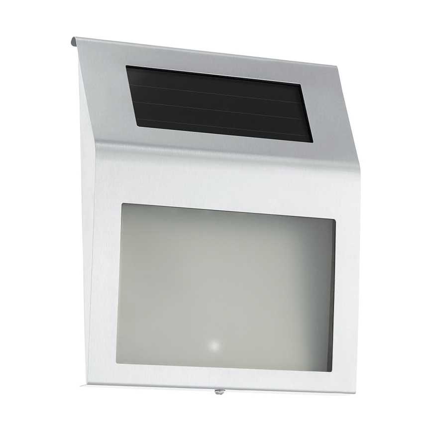 Eglo 48875 - LED Päikesepaneeliga majanumber LED/1,2W/1,2V 300 mAh IP44 matt kroom