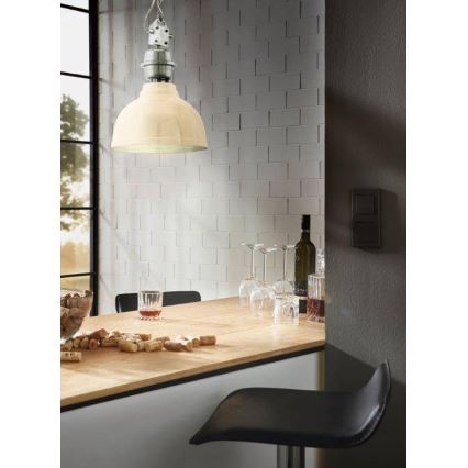 Eglo 49172 - Ripplühter GRANTHAM 1xE27/60W/230V
