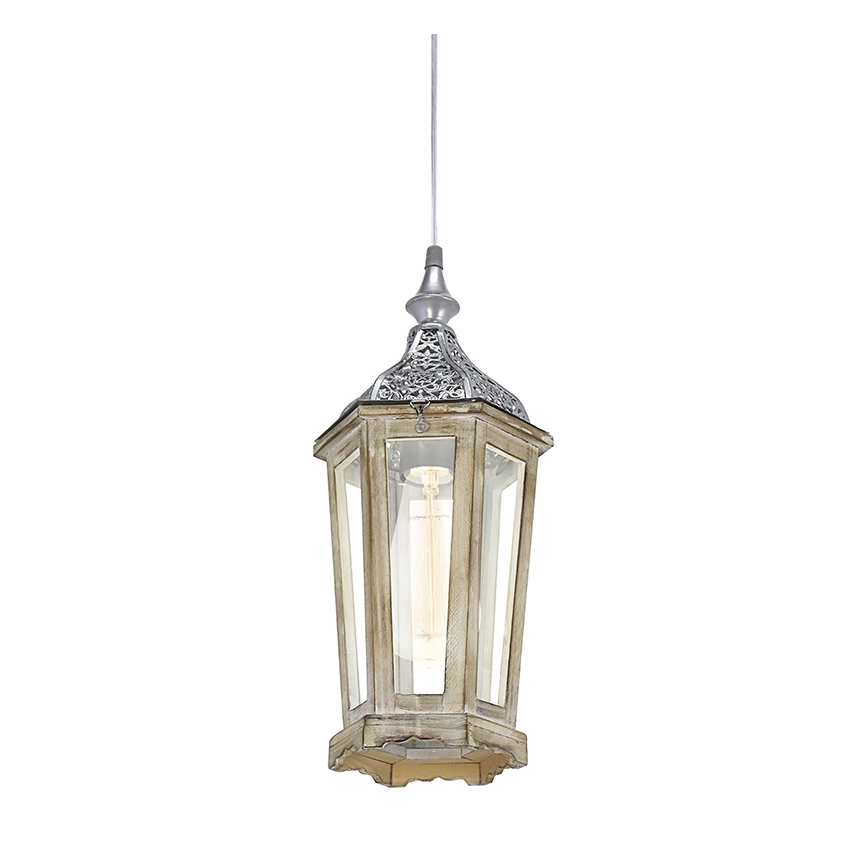 Eglo 49206 - lühter KINGHORN 1xE27/42W/230V