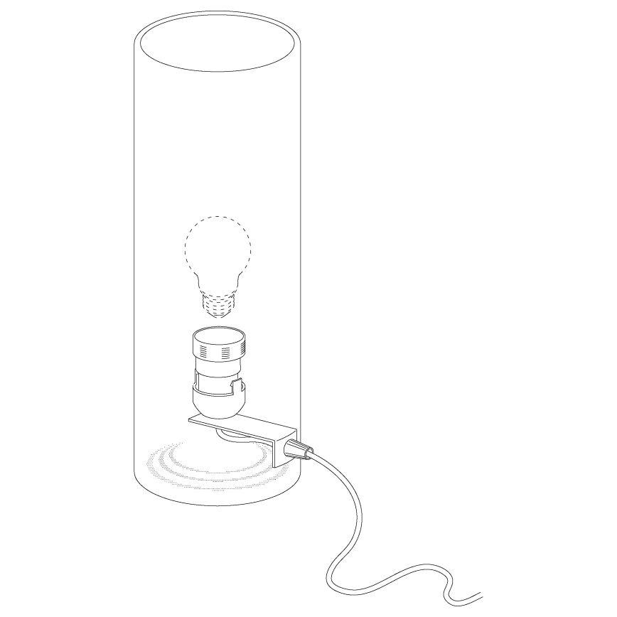 Eglo - laualamp 1xE27/60W/230V