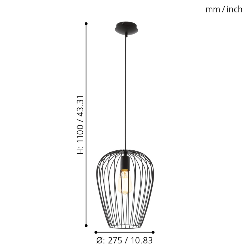 Eglo - Lühter 1xE27/60W/230V