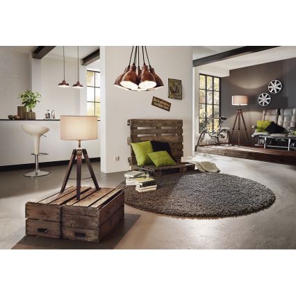 Eglo 49494 - Kroonlühter PRIDDY 1 7xE27/60W/230V