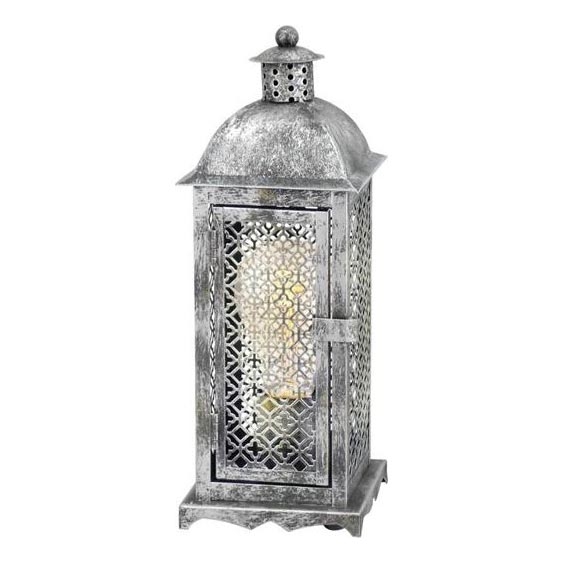Eglo 54617 - LED Laualamp 1xE27/4W/230V 3000K hõbedane