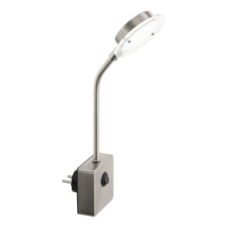 Eglo 54649 - LED pistikvalgusti LED/4,5W/230V 3000K matt kroom