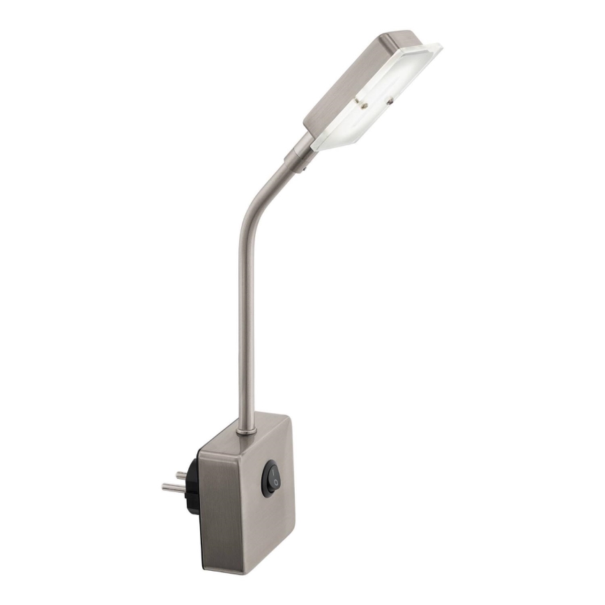 Eglo 54651 - LED pistikvalgusti LED/4,5W/230V 3000K matt kroom