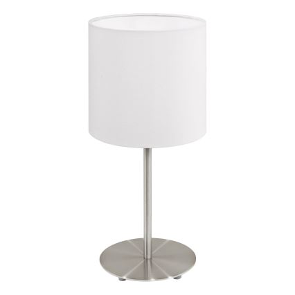 Eglo 54744 - Laualamp ANADIA 1xE14/40W/230V valge/matt kroom