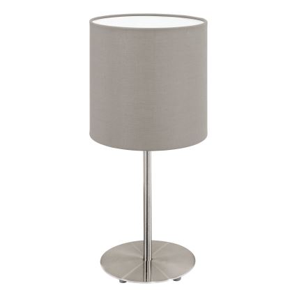 Eglo 54745 - Laualamp ANADIA 1xE14/40W/230V taupe/matt kroom