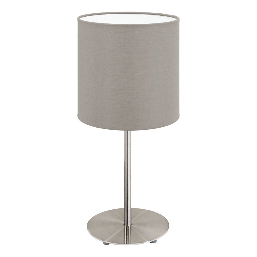 Eglo 54745 - Laualamp ANADIA 1xE14/40W/230V taupe/matt kroom