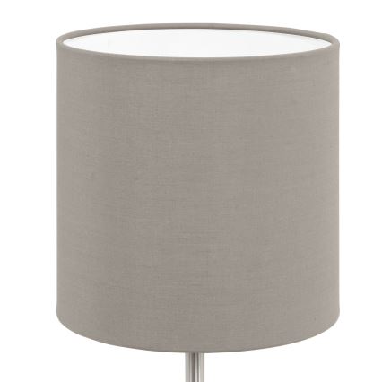 Eglo 54745 - Laualamp ANADIA 1xE14/40W/230V taupe/matt kroom