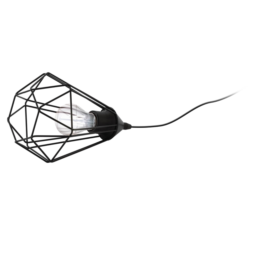 Eglo 54889 - LED Laualamp pistikupessa 1xE27/4W/230V 3000K must