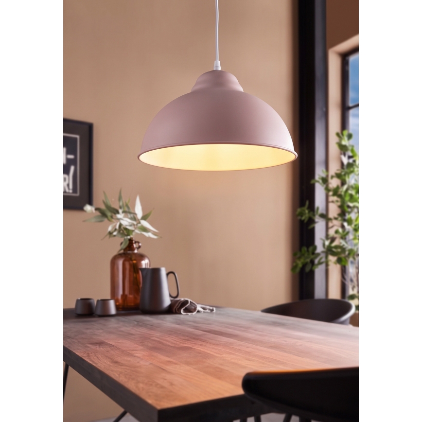 Eglo 54964 - Lühter TRURO-P 1xE27/60W/230V roosa