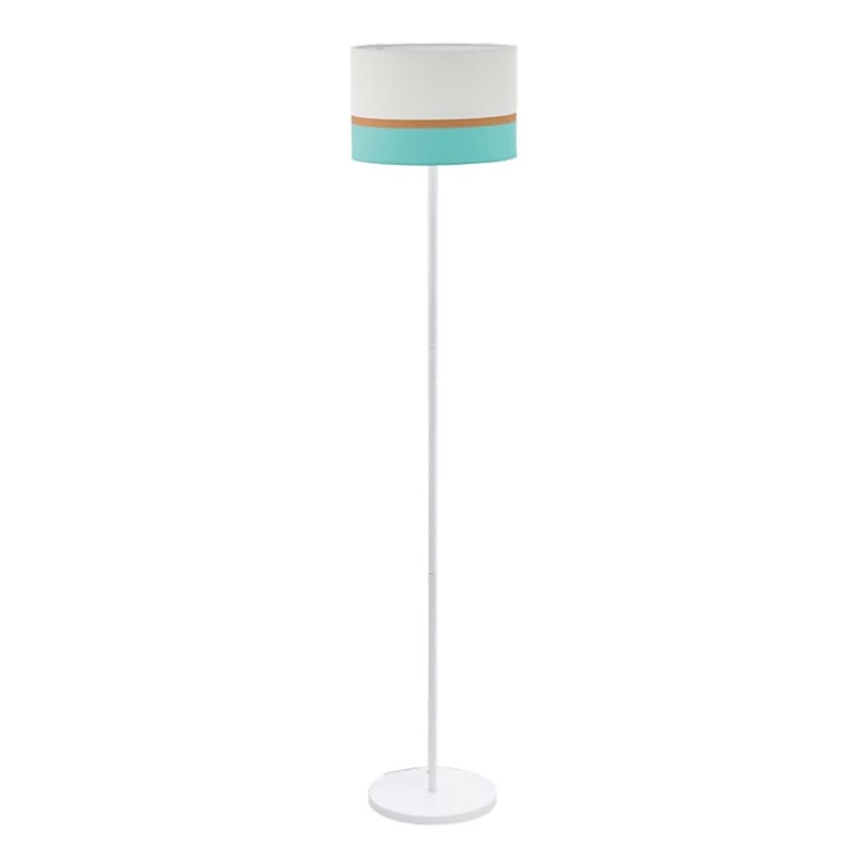 Eglo 55083 - LED Põrandalamp 1xE27/10W/230V 3000K valge/türkiis