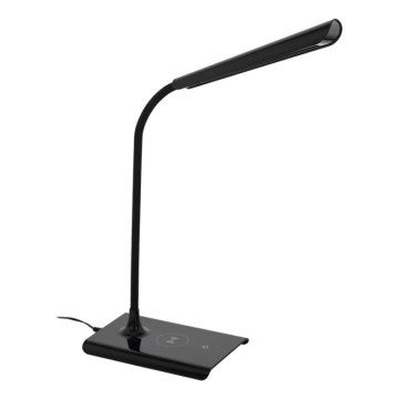 Eglo 55122 - LED Hämardatav lauavalgusti traadita laadimisega LED/5,5W/230V must