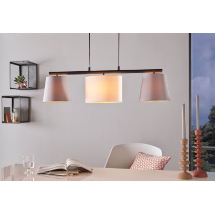 Eglo 55207 - LED rippvalgusti kaablil ALMEIDA 3xE14/25W/230V hall