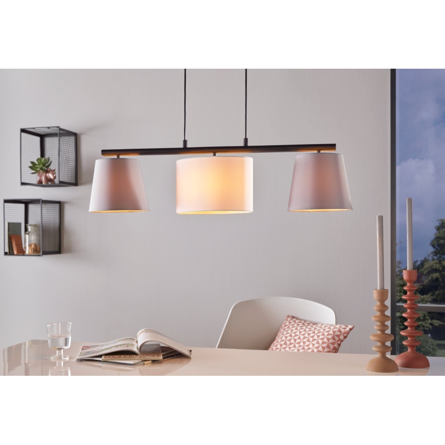 Eglo 55207 - LED rippvalgusti kaablil ALMEIDA 3xE14/25W/230V hall