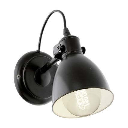 Eglo 55261 - Seinavalgusti PRIDDY 1xE27/40W/230V must