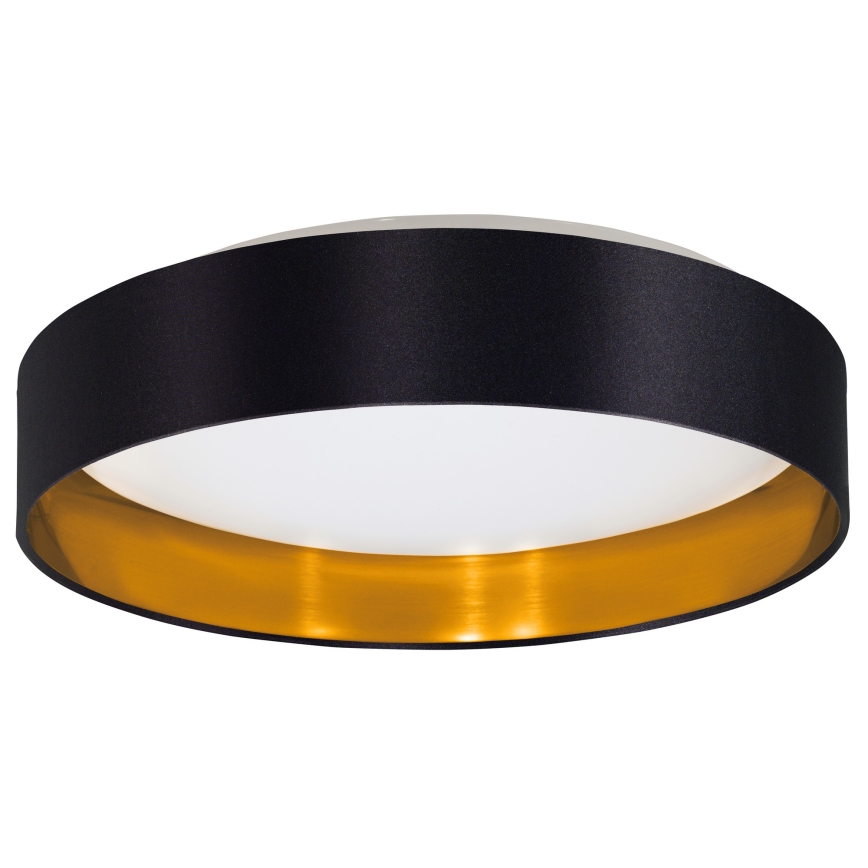 Eglo 55267 - LED laelamp MASERLO LED/16W/230V 3000K läbimõõt 40,5 cm must/vaskne