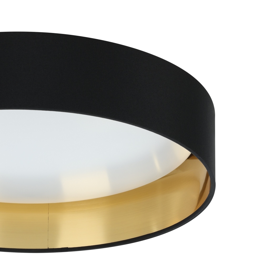 Eglo 55267 - LED laelamp MASERLO LED/16W/230V 3000K läbimõõt 40,5 cm must/vaskne