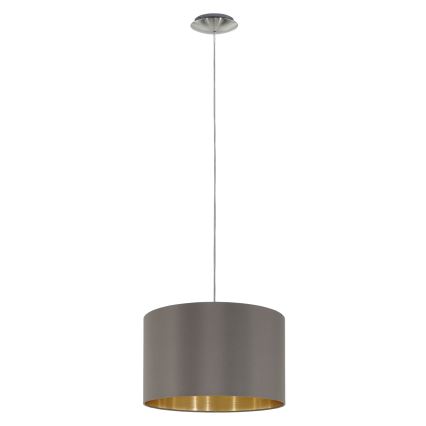 Eglo 55269 - Lühter MASERLO 1xE27/60W/230V pruun