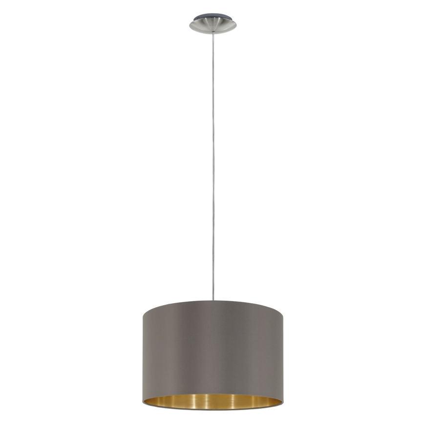 Eglo 55269 - Lühter MASERLO 1xE27/60W/230V pruun