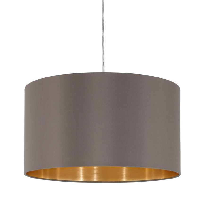 Eglo 55269 - Lühter MASERLO 1xE27/60W/230V pruun