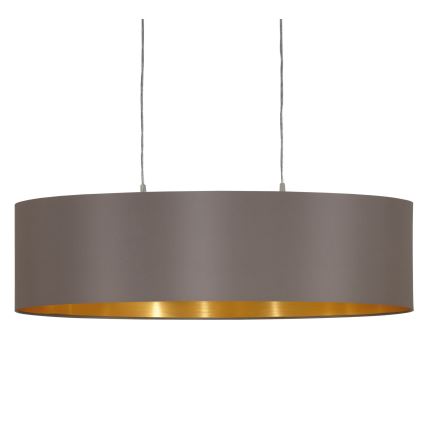 Eglo 55271 - Lühter MASERLO 2xE27/60W/230V pruun