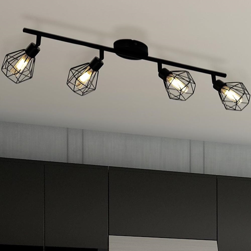 Eglo 55301 - LED-spottvalgusti ZAPATA 4xG9/3W/230V must