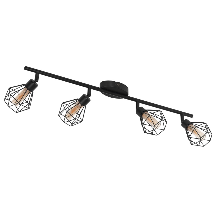 Eglo 55301 - LED-spottvalgusti ZAPATA 4xG9/3W/230V must