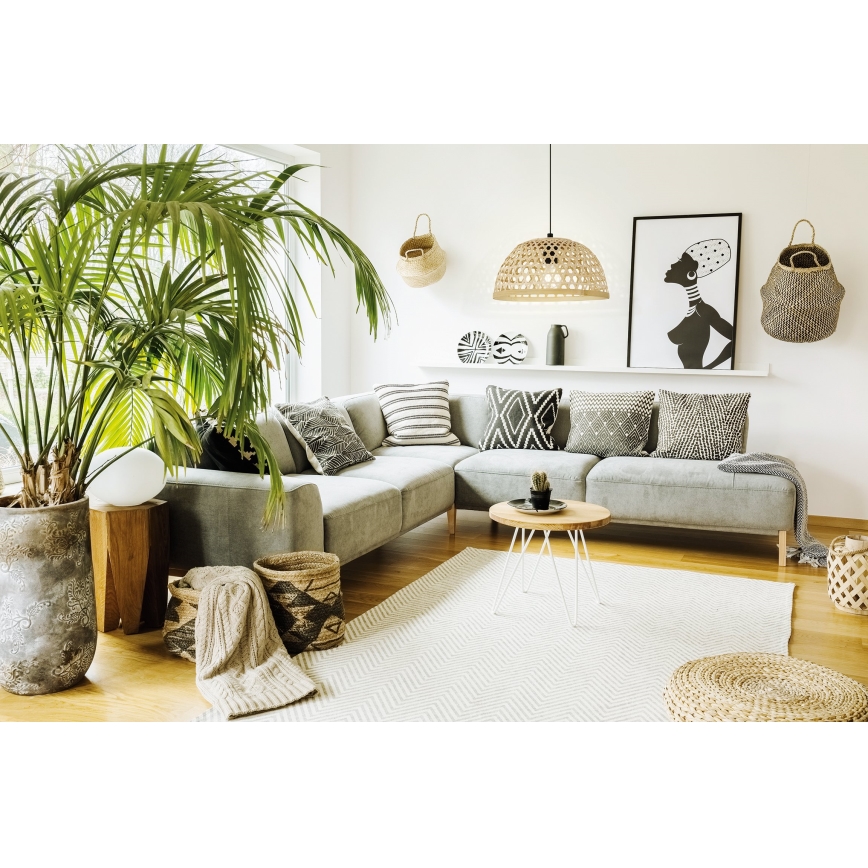 Eglo 55695 - Lühter CLAVERDON 1xE27/40W/230V d. 37 cm beež