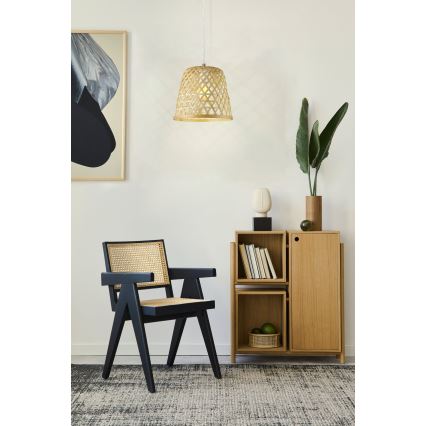 Eglo 55696 - Ripplamp kaabliga KIRKCOLM 1xE27/60W/230V beež