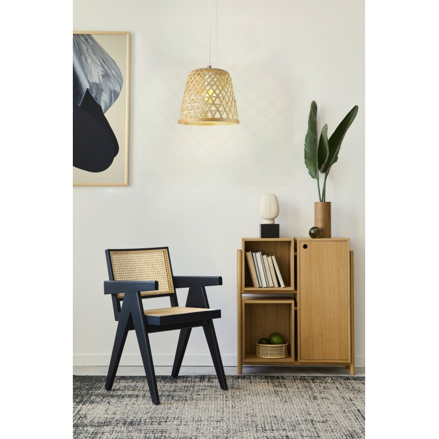 Eglo 55696 - Ripplamp kaabliga KIRKCOLM 1xE27/60W/230V beež