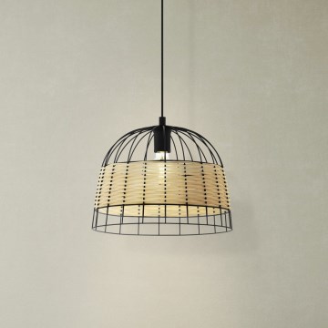Eglo 55709 - Lühter ANWICK 1xE27/40W/230V rotang