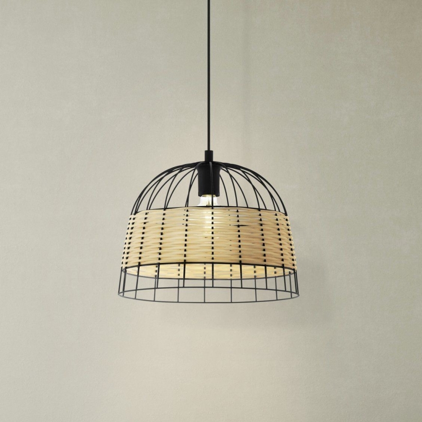 Eglo 55709 - Lühter ANWICK 1xE27/40W/230V rotang