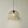 Eglo 55709 - Lühter ANWICK 1xE27/40W/230V rotang
