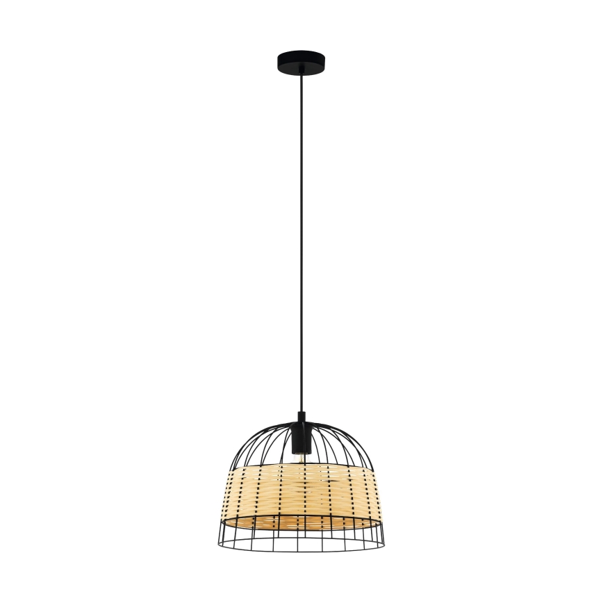 Eglo 55709 - Lühter ANWICK 1xE27/40W/230V rotang