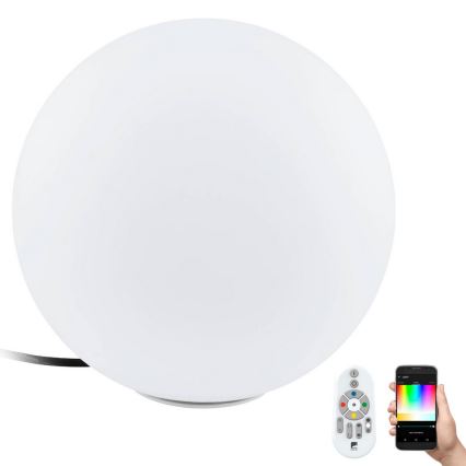 Eglo 55784 - LED RGBW Välivalgusti MONTEROLO-C 1xE27/9W/230V IP65 d. 39 cm + kaugjuhtimispult