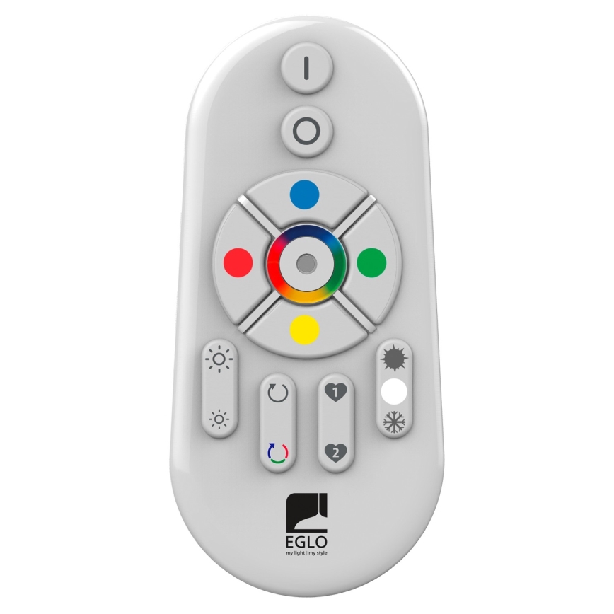 Eglo 55784 - LED RGBW Välivalgusti MONTEROLO-C 1xE27/9W/230V IP65 d. 39 cm + kaugjuhtimispult
